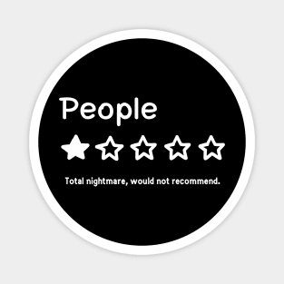 One Star Vote People Magnet